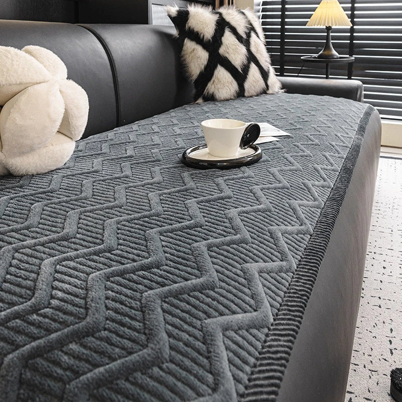 Tapis pour chien Housse de canapé en velours confortable et doux pour la peau, housse de canapé antidérapante - Image 3