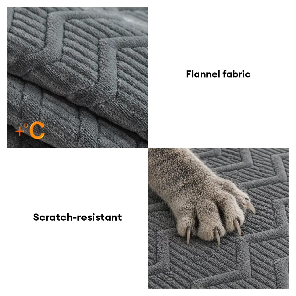 Tapis pour chien Housse de canapé en velours confortable et doux pour la peau, housse de canapé antidérapante - Image 6