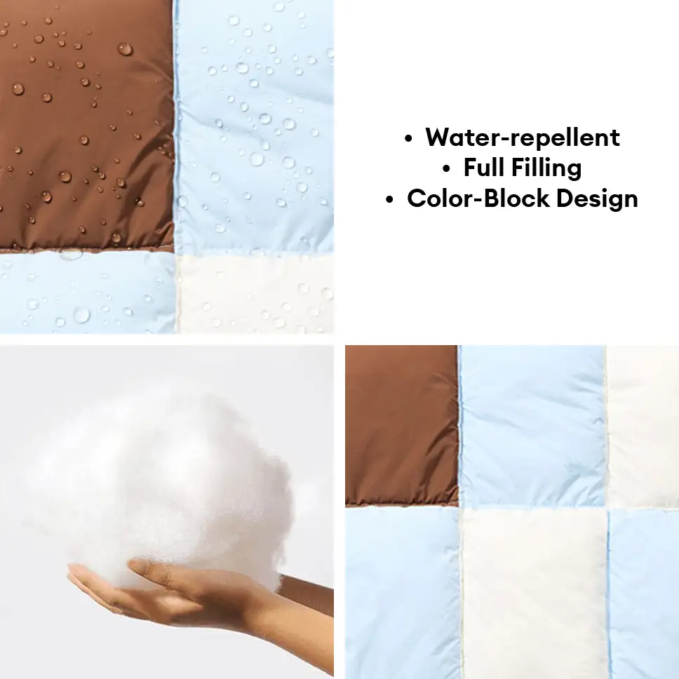 Tapis pour chien multi-usages résistant à l'eau de couleur macaron - Image 5